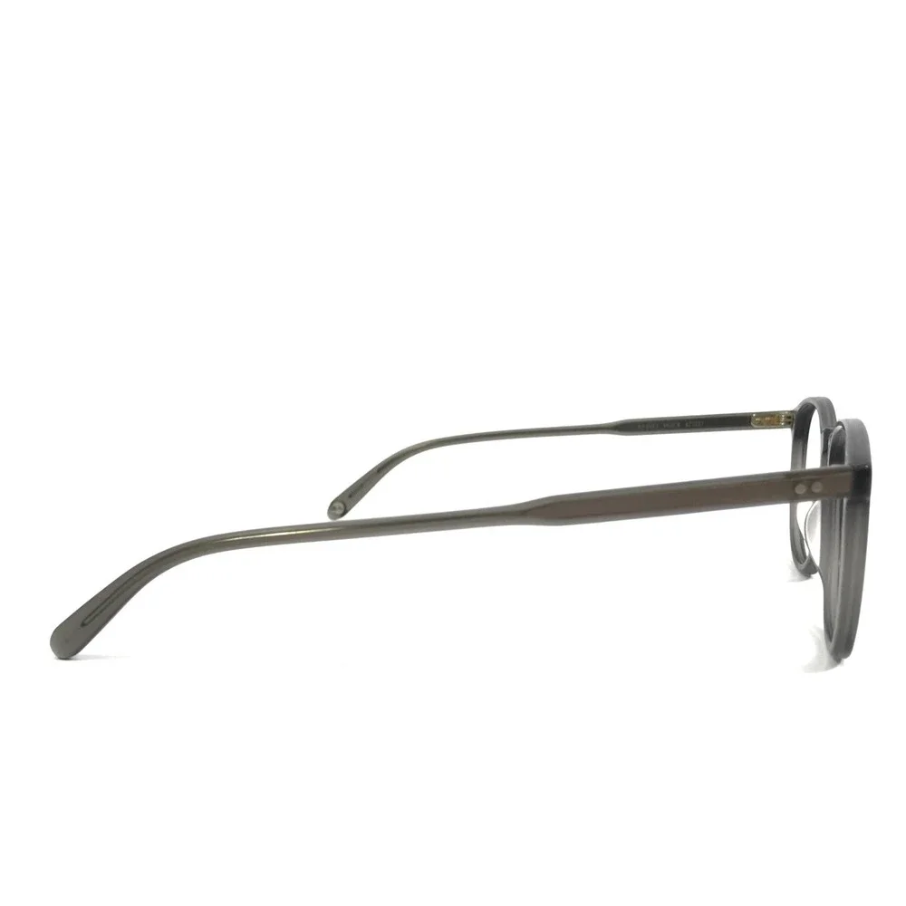 Garrett Leight Eyeglasses Frame KINNEY MGCR Matte Gray Crystal 47-21-140
